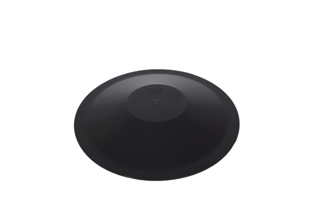 Crn plastični poklopac rezervoara pumpe za mužu Ø196 mm