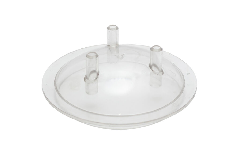 Plastični providni poklopac kante prečnika 210 mm sa tri izvoda