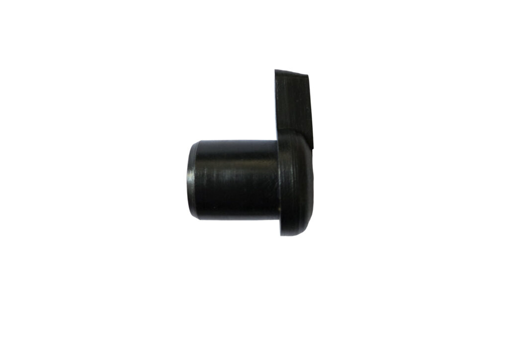 plastični crni čep, držač sabirnika mleka za cev 1/2''